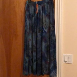 NEW girl maxi printed skirt